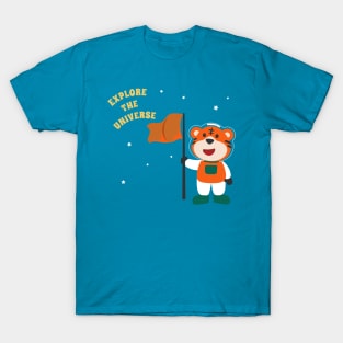 Cute tiger astronaut T-Shirt